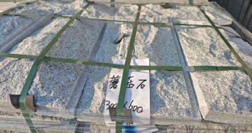 乐山芝麻白蘑菇石，自然面