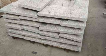 乐山芝麻白蘑菇石，自然面