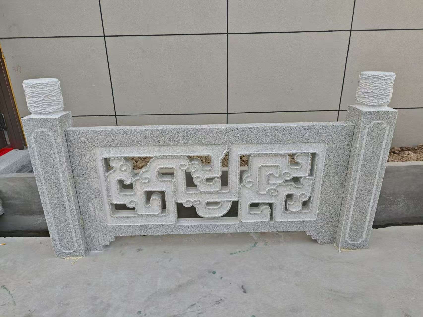 乐山芝麻白河道栏杆 桥栏杆